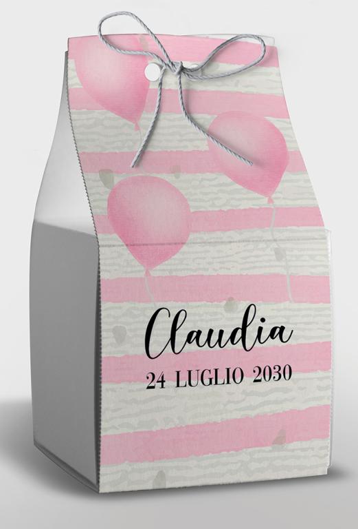 Scatolina porta confetti personalizzata quadrata Easyprint stampabile fai  da te modello FEB2031