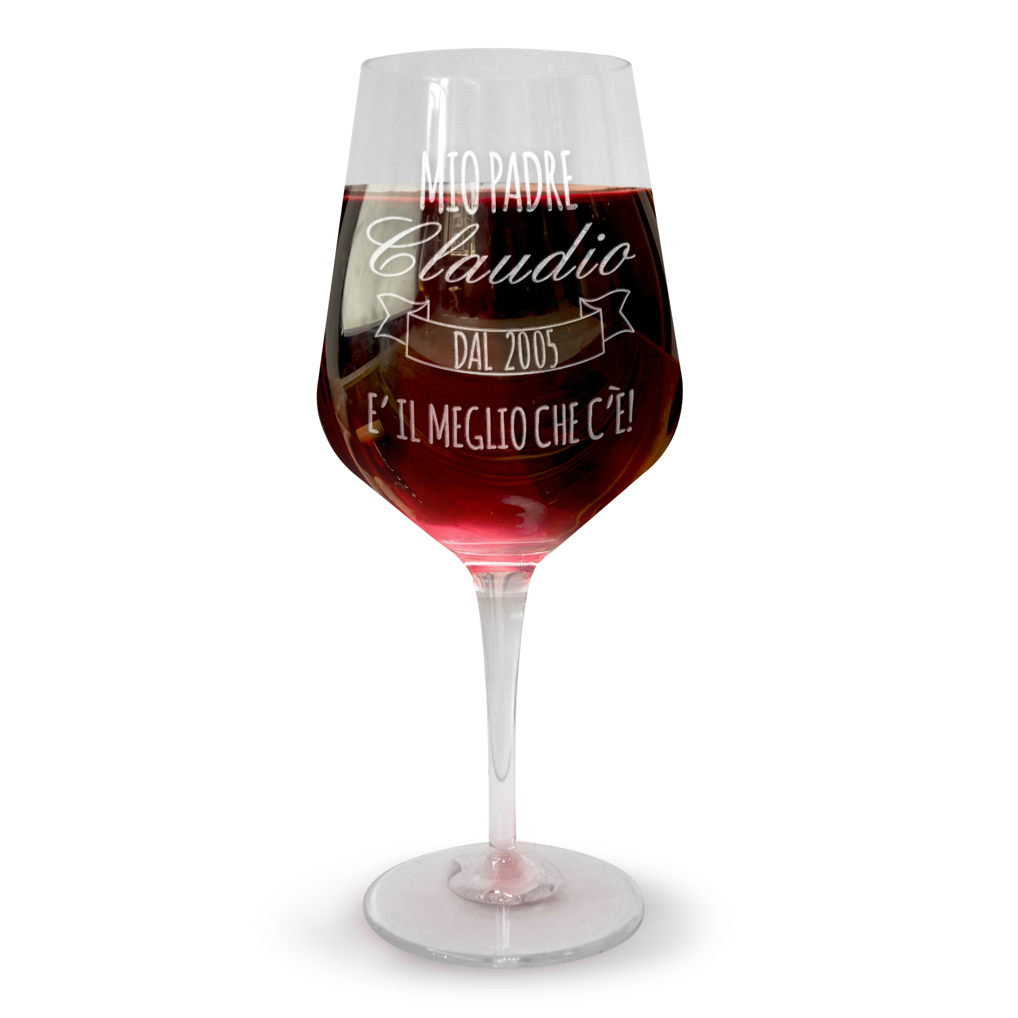 Bicchiere Personalizzato con Nome, Calice bicchieri personalizzati