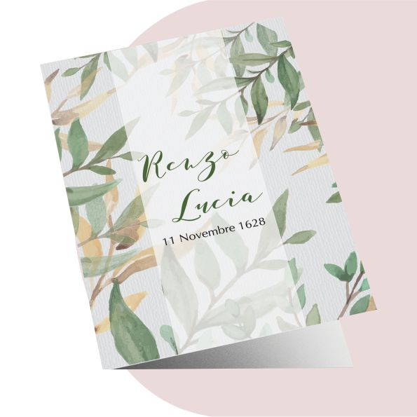 Porta Riso Matrimonio linea Foliage, Accessorio Wedding Bag